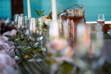 Mumlu düğün dekoru