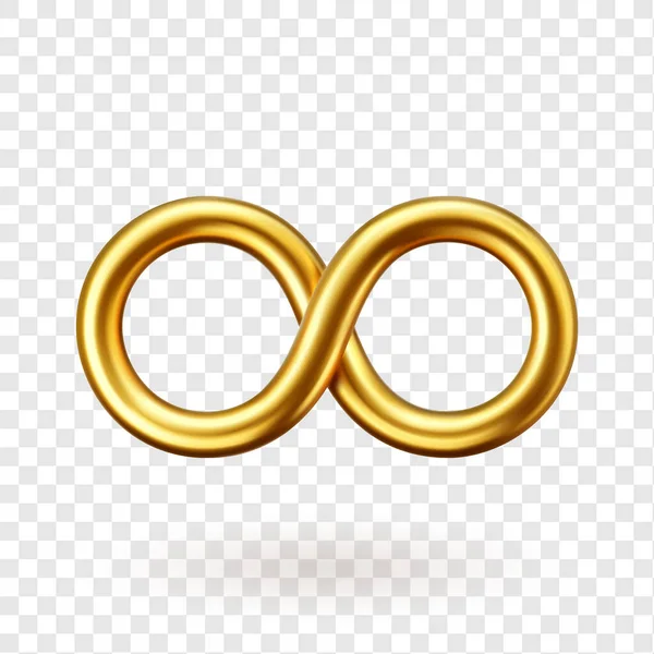 Vector Illustration Wedding Ring Realistic Render Golden Geometric Jewels White — Stock Vector