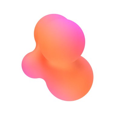 3 boyutlu pembe sıvı damlaları. Uçarken soyut renkli küreler. İzole edilmiş beyaz arka planda baloncukların gerçekçi yansıtıcısı. Y2k biçiminde lav lambası elementlerinin gösterimi.