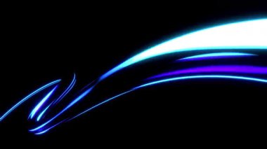 Parlayan mavi fişekleri ve enerji ışınlarıyla dinamik neon ışık çizgileri. Fütüristik hareketler parlaklık, kıvılcım ve dijital hız efektleriyle soyut bir arkaplan oluşturur.