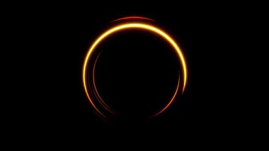 Parlayan sarı fişekleri ve enerji ışınlarıyla dinamik neon ışık çizgileri. Fütüristik hareketler parlaklık, kıvılcım ve dijital hız efektleriyle soyut bir arkaplan oluşturur.