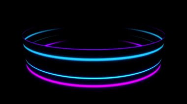 Parlayan mavi fişekleri ve enerji ışınlarıyla dinamik neon ışık çizgileri. Fütüristik hareketler parlaklık, kıvılcım ve dijital hız efektleriyle soyut bir arkaplan oluşturur.