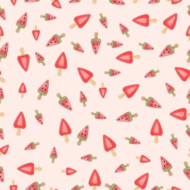 Elle çizilmiş, dikişsiz ve dondurmalı. Paket kağıdı, hediye paketi, tekstil vs. için kullanılabilir