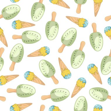 Elle çizilmiş, dikişsiz ve dondurmalı. Paket kağıdı, hediye paketi, tekstil vs. için kullanılabilir