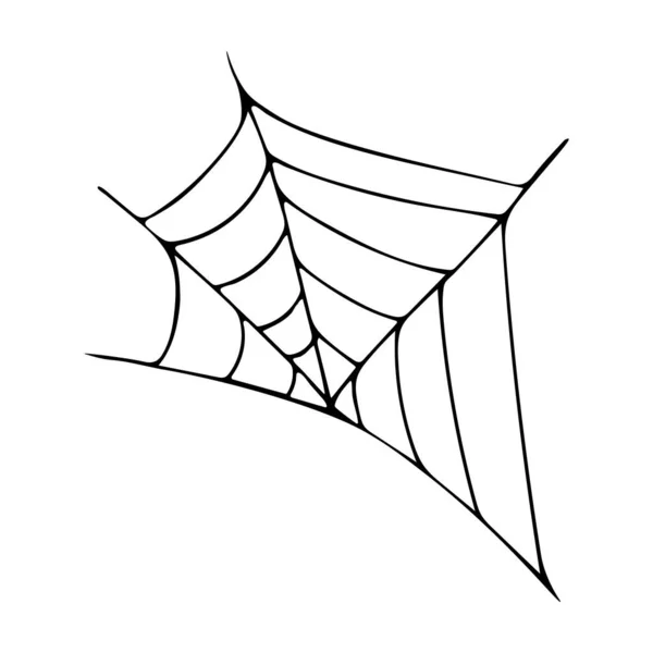 Schwarzes Netz Auf Weißem Hintergrund Vector Illustration — Stockvektor