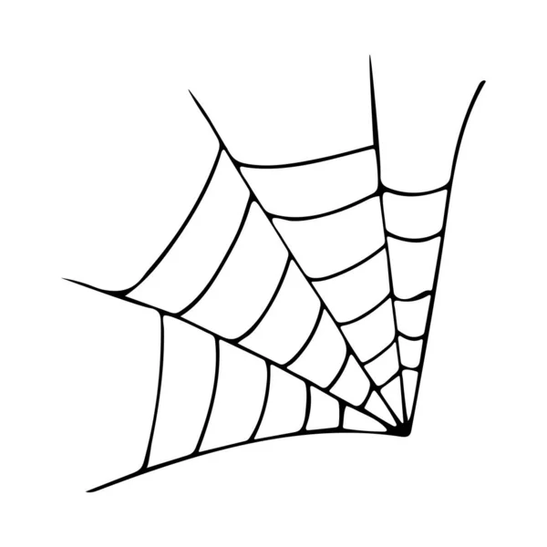 Schwarzes Netz Auf Weißem Hintergrund Vector Illustration — Stockvektor