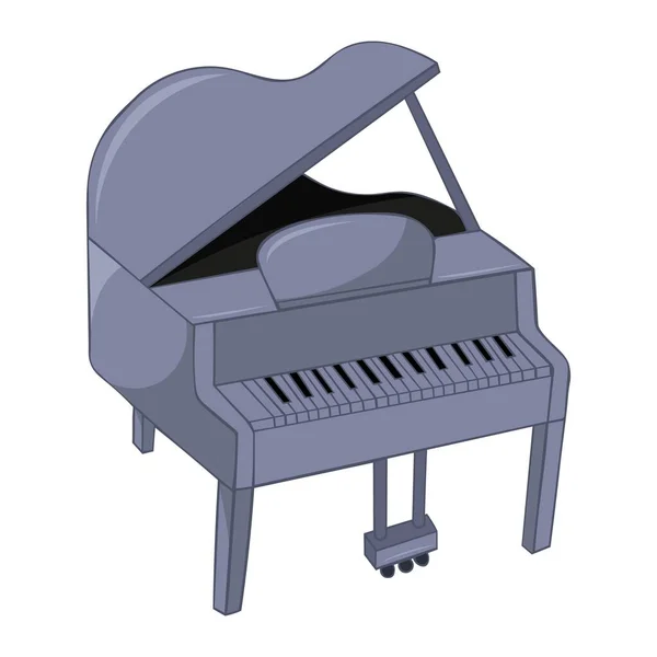 Piano Fortepian Muzyka Pianista Instrument Muzyczny Nowoczesny Wektor Płaski Obraz — Wektor stockowy