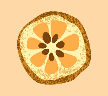 Dilimlenmiş kabak çıkartması. Sonbahar Sebze Festivali ve sağlıklı bitkiler. Ekim tatili için ürün ikonu. Yemek pişirmek için mevsimlik olgun hasat. El çizimi düz vektör çizimi