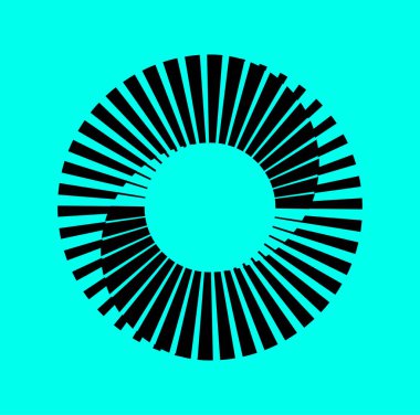 Psikedelik asit işareti. Geometrik şekilli veya halüsinojenik efektli klasik trip ikonu ya da çıkartması. Sürreal yükleme ögesi. Retro Groovy Style. Soyut düz vektör çizimi