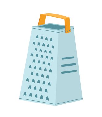 Mutfak rendesi çıkartması konsepti. Lezzetli yemekler pişirmek için ekipman. Mutfak gereçleri ve mutfak aletleri. Şablon, yerleşim ve modelleme. Çizgi film düz vektör çizimi beyaz arkaplanda izole edildi