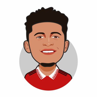 Adon Sancho Karikatür. Vektör resmi