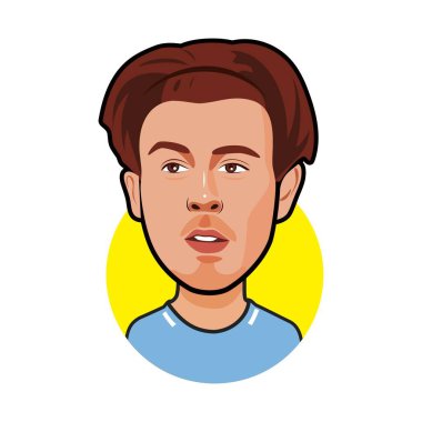 Jack Grealish futbol oyuncuları. Dünya Kupası. Vektör resmi