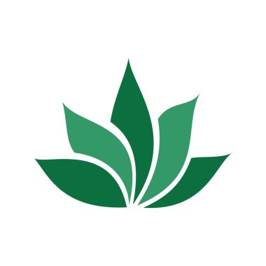 Green leaf Icon. Vector image