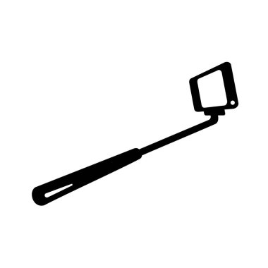 Selfie çubuğu ikonu. Resim tasarla