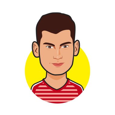 Dominik Livakovic kalecisi. Resim tasarla