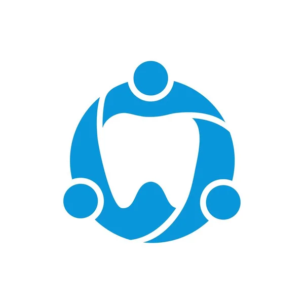 Логотип Стоматологічного Єднання Зображення Дизайну — стокове фото