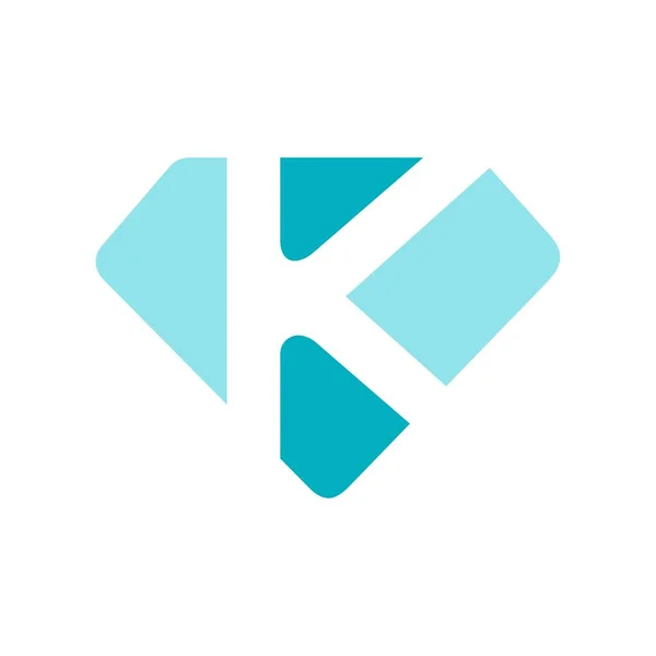 Letter Diamond Logo Design Image — Stock Photo, Image