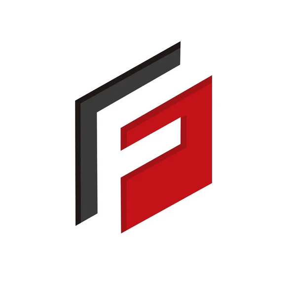 Bokstäver Logotyp Design Bild — Stockfoto