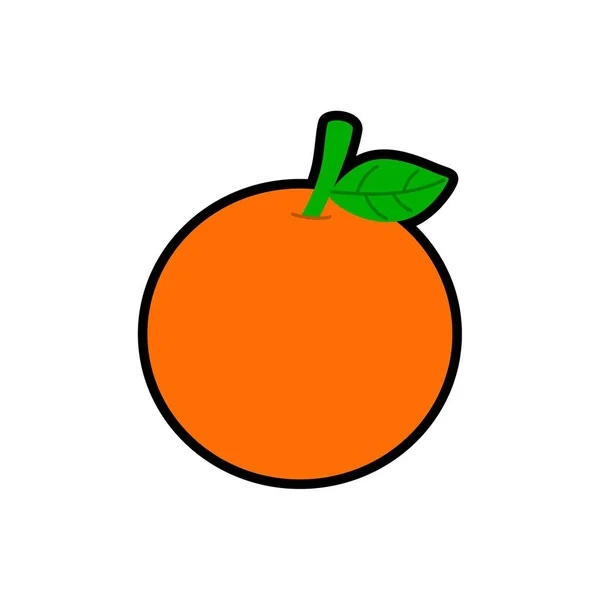 Orange fruit illustration. image design