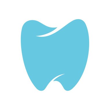 Diş logosu tasarımı. Vektör resmi