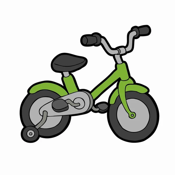 Bicicleta Verde Imagem Bicicleta — Fotografia de Stock