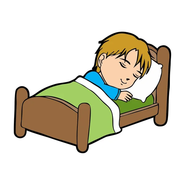 Little Boys Sleeping Flat Image — Stock Photo, Image