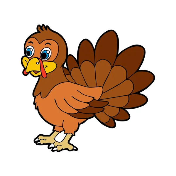 Chicken animal cartoon . Flat image