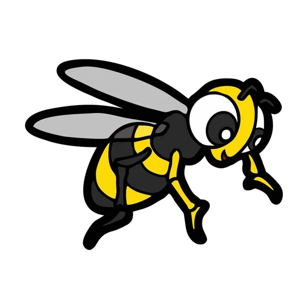 Pszczółka Wizerunek Wektora — Wektor stockowy