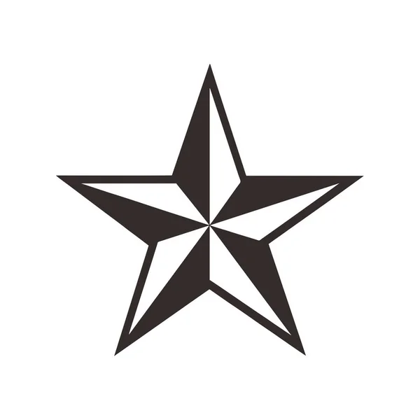 Design Ikon Hvězd Vektorový Obrázek — Stockový vektor