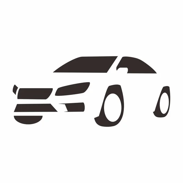 Logo Icona Auto Sportive Immagine Vettoriale — Vettoriale Stock