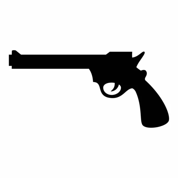 Пистолетная Икона Векторное Изображение — стоковый вектор