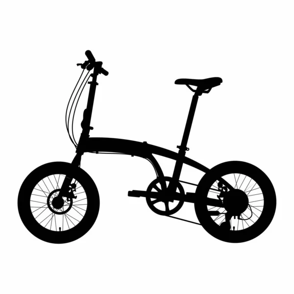 Велосипед Велосипед Силуэт Векторное Изображение — стоковый вектор