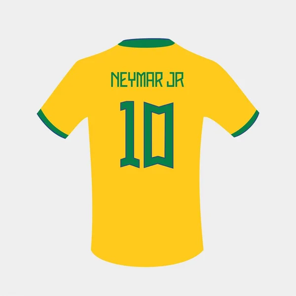 Neymar Forması Vektör Resmi — Stok Vektör