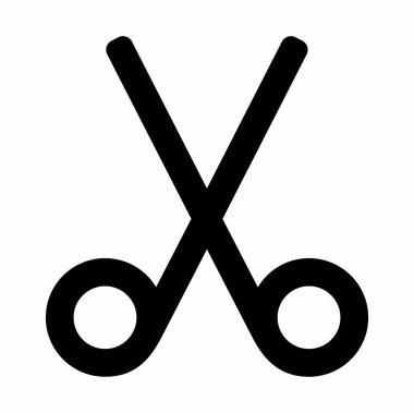 Bilgisayar simgeyi kesti. Vektör resmi