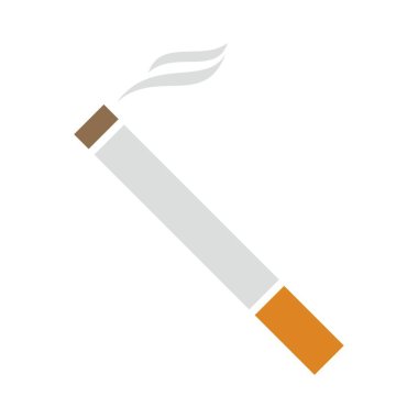 Sigara içilen tabela düz. Vektör resmi