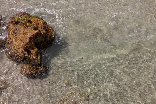 시칠리아섬의 바위와 지중해 — 스톡 사진