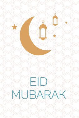 Eid Mubarak tebrik tasarım