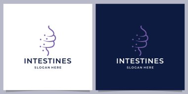 Konsept yaratımı Sağlıklı sindirim logosu çizimi