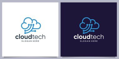 Basit logo ilhamına sahip yaratıcı logo tasarım şablonu