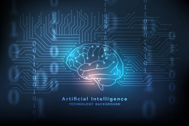 Yüksek teknolojili dijital devre dijital. Soyut fütüristik tasarım. Yapay zeka teknolojisi. Modern fütüristik tasarım. Fütürist kavramlarda veri analizi..