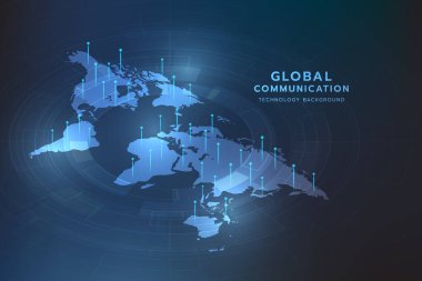 İleri teknoloji dijital teknoloji fütüristik devre dijital. Soyut gelecek tasarımı. Yapay zeka teknolojisi. Modern fütürist tasarım. Soyut teknoloji vektör resimleme arkaplanı.