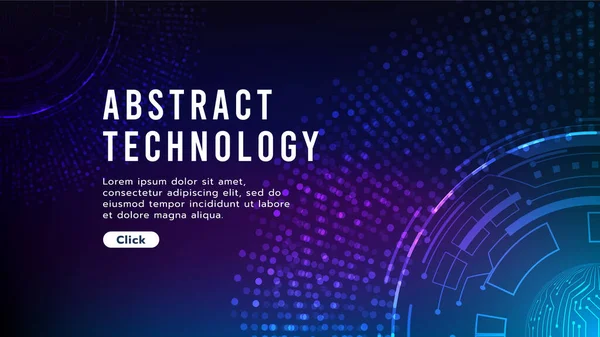ハイテクデジタル技術の未来的な回路デジタル 概要未来的曲線デジタルラインデザイン現代的未来的デザインデジタルランドスケープパターン技術ベクトルイラスト — ストックベクタ