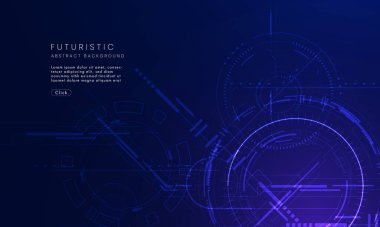 Fütürist teknoloji soyut arka plan. Soyut fütüristik eğri dijital çizgi tasarımı. Modern fütüristik tasarım. Dijital manzara düzeni teknolojisi. Vektör illüstrasyonu.