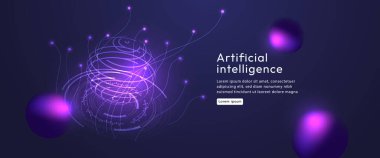 İleri teknoloji dijital teknoloji fütüristik devre dijital. Soyut gelecek tasarımı. Al, yapay zeka. Modern fütürist tasarım. Global ağ bağlantı teknolojisi. vektör illüstrasyonu.