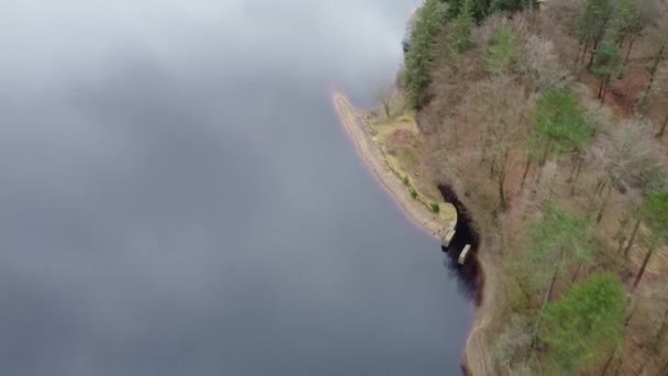 Ladybower Víztározó National Park Peak District Egyesült Királyság 2023 Március — Stock videók