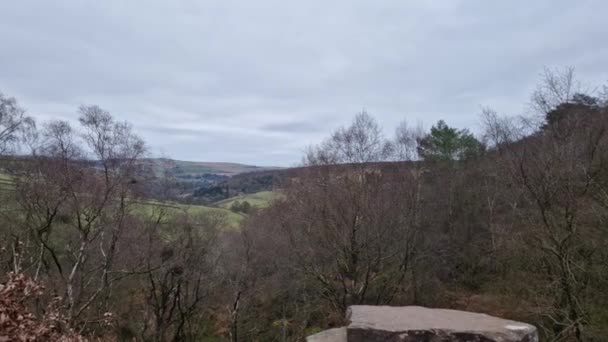 National Park Peak District March 2023 Luds Church — Stock video
