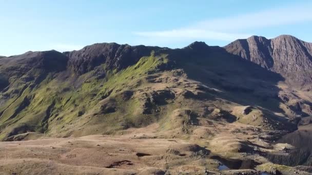 Snowdon Dans Parc National Snowdonia Pays Galles Conquérir Snowdon Voyage — Video