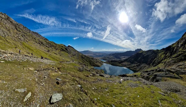 Veroverende Snowdon Een Reis Naar Top Van Wales Hoogste Piek — Stockfoto