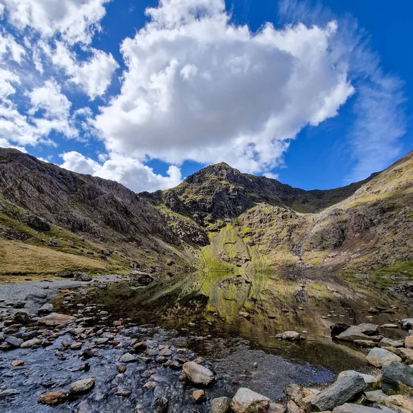Erövra Snowdon Resa Till Toppen Wales Högsta Topp Utforska Hisnande — Stockfoto