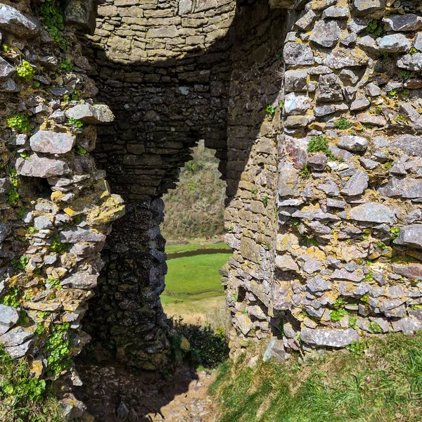 Ursprünglich Jahrhundert Erbaut Spielte Die Burg Pennard Eine Strategische Rolle — Stockfoto